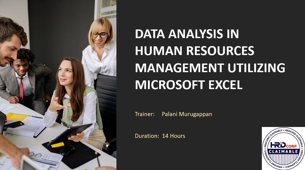 Excel for Human Resource Management training flyer