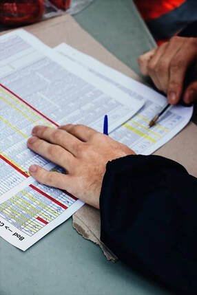 A cluttered, unstructured spreadsheet of raw data